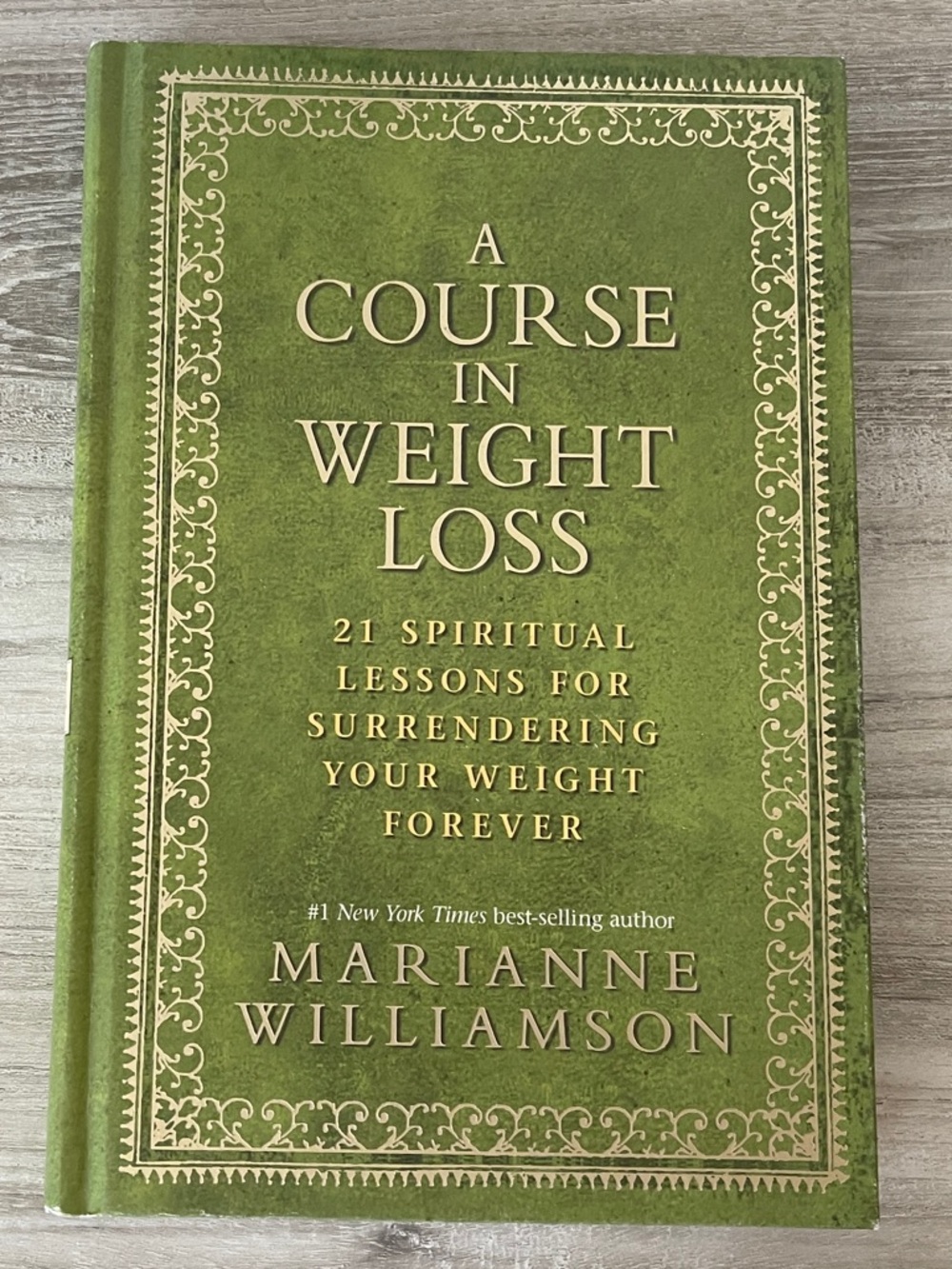 A course in weight loss book